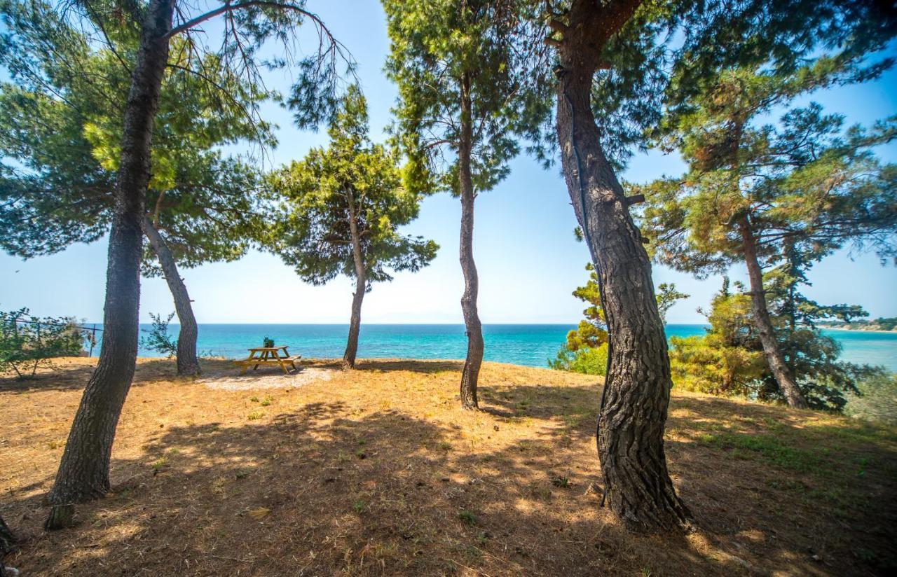Summerday Villa Private Beach Nea Iraklia Bagian luar foto